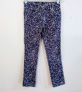 Mini Boden Navy Star Denim Skinnies
